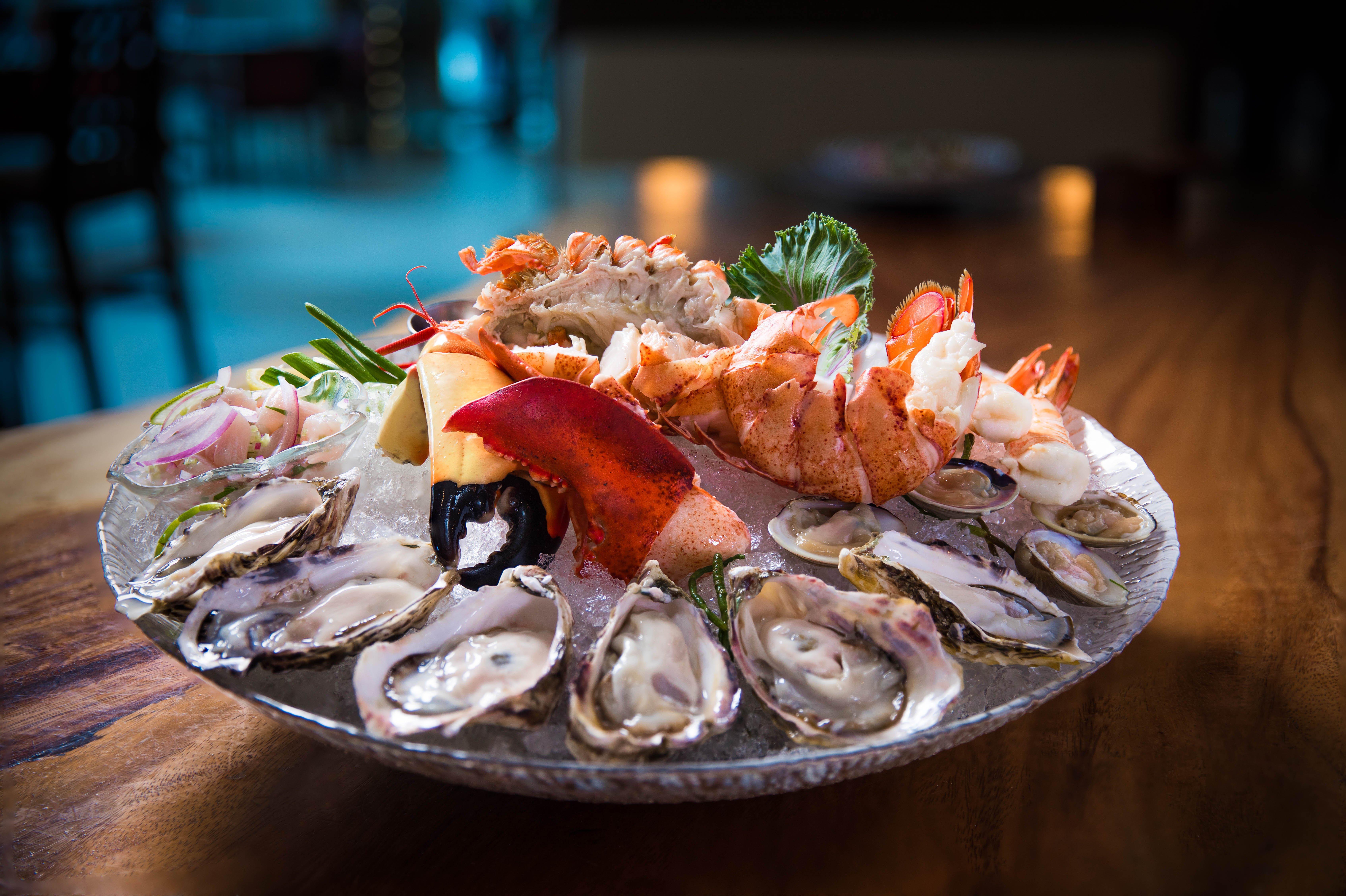 Kimpton Epic Hotel By Ihg Маямі Екстер'єр фото Seafood platter